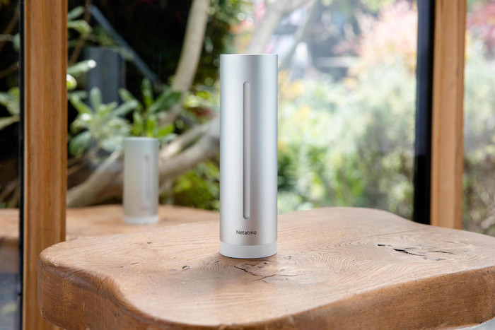 Netatmo Smart Weather Station + Rain Gauge product in use