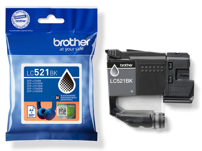 Brother LC-521 Cartridge Black packaging