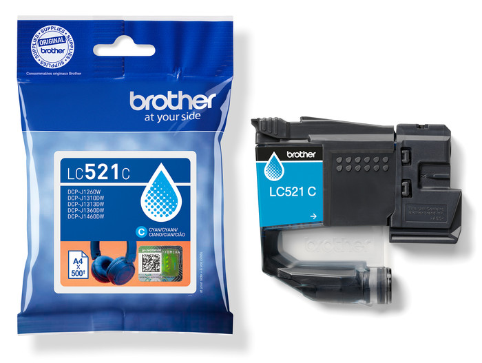 Brother LC-521 Cartridge Combo Pack packaging