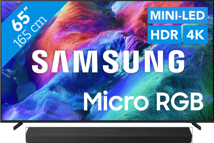 Samsung Micro RGB 65" R95H (2026) + Samsung HW-QS90H (2026) Main Image
