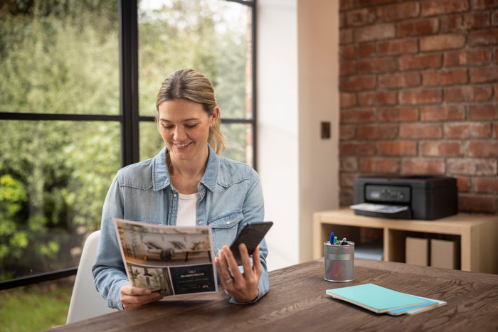 Brother DCP-J1360DW product in use