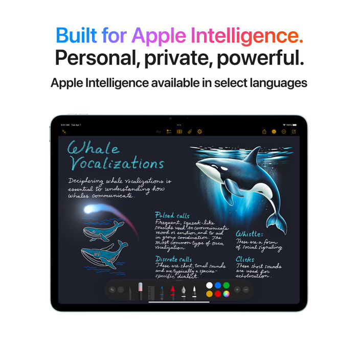 Apple iPad Air (2025) 13 inch 256GB Wifi Paars visual leverancier