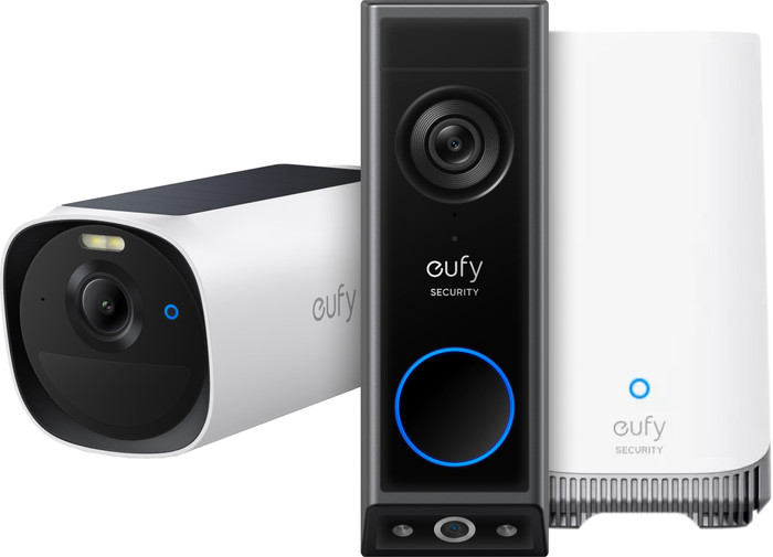 EufyCam E40 + HomeBase 3 + Video Doorbell E340 Main Image