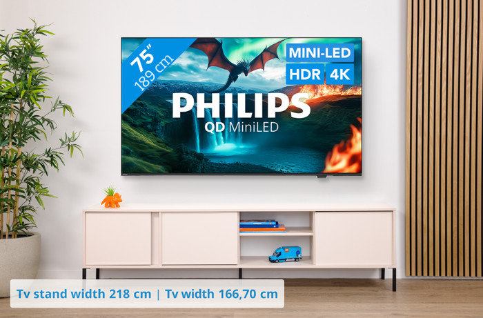 Philips 75 inches MLED810 4K (2025) visual Coolblue 1