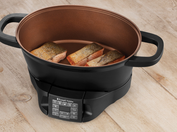 Russel Hobbs Good to Go Multicooker 6,5 liter product in gebruik