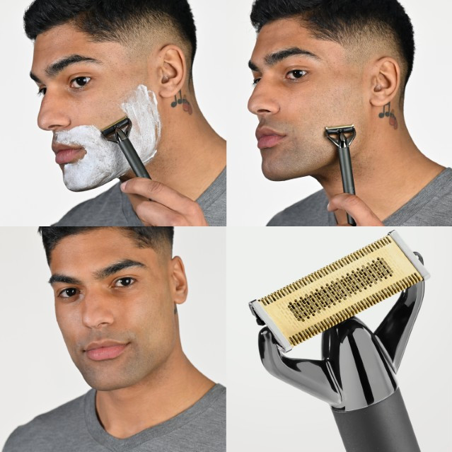 BaByliss X-Blade Super-X Metal Series Titanium ACOT991BLD product in gebruik