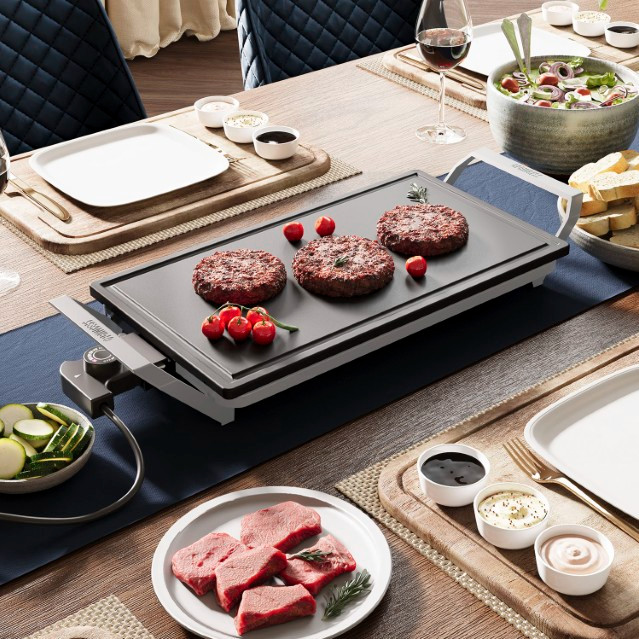 Princess Table Chef Premium Stone Grill product in gebruik