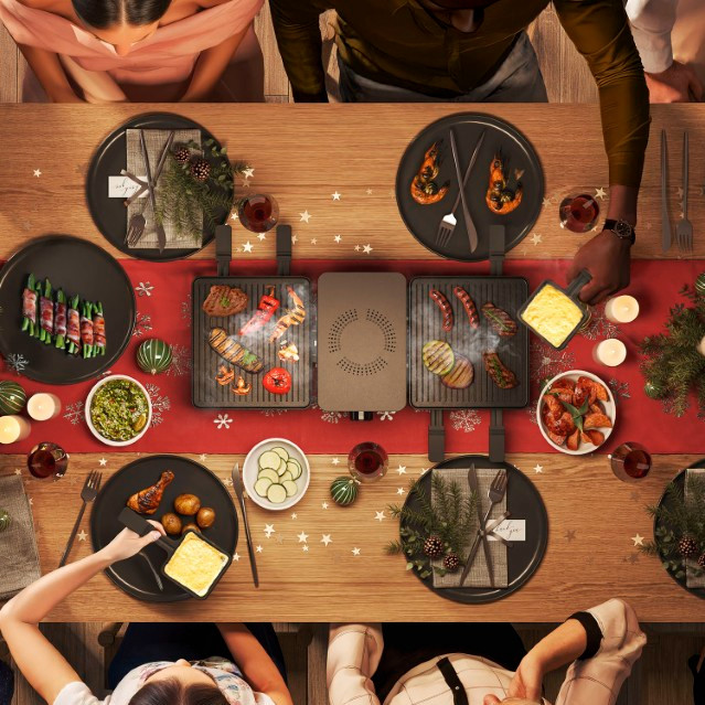 Princess Raclette Purify product in use