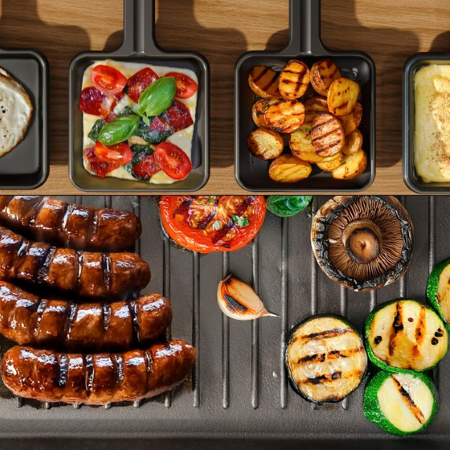 Princess Raclette Purify product in use