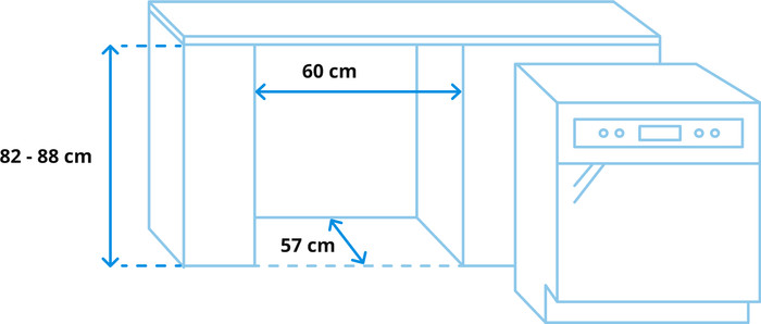 AEG FUE53610ZM / Built-in / Under-counter/ Niche height 82-88cm visual Coolblue 1