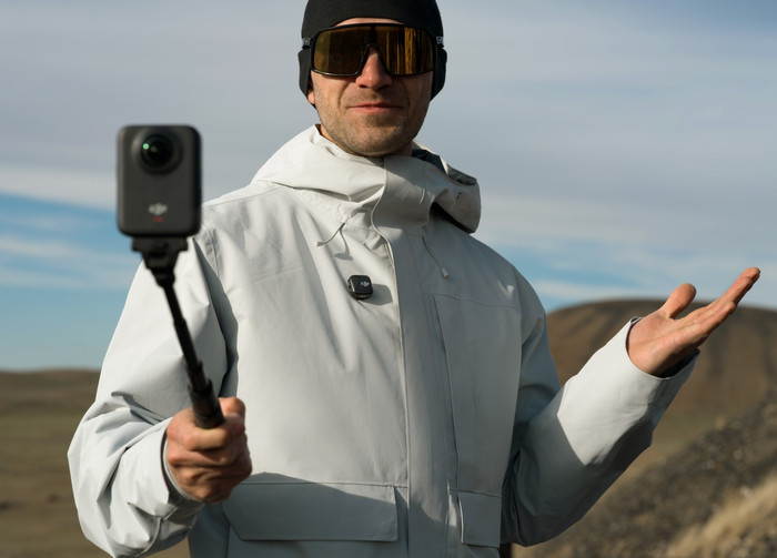 DJI Osmo 360 Adventure Combo product in use
