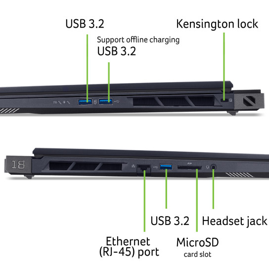Acer Predator Helios 18 AI PH18-73-9682 visual supplier