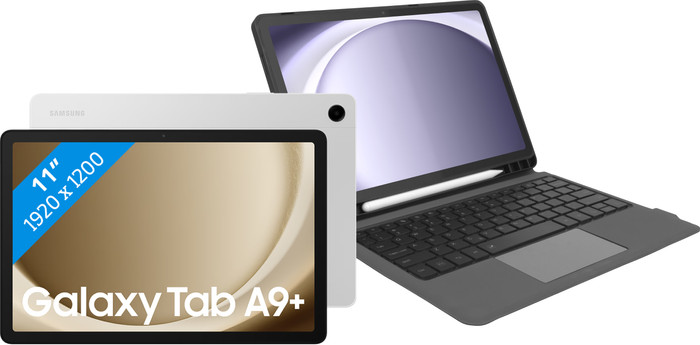 Samsung Galaxy Tab A9 Plus 11 inches 8GB/256GB WiFi Silver + Keyboard Cover QWERTY Main Image