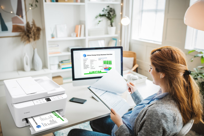 Canon PIXMA TS7550i product in gebruik