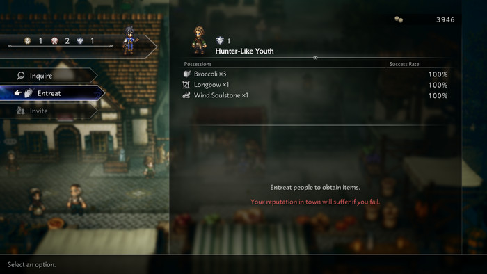 Octopath Traveler 0 Nintendo Switch product in gebruik