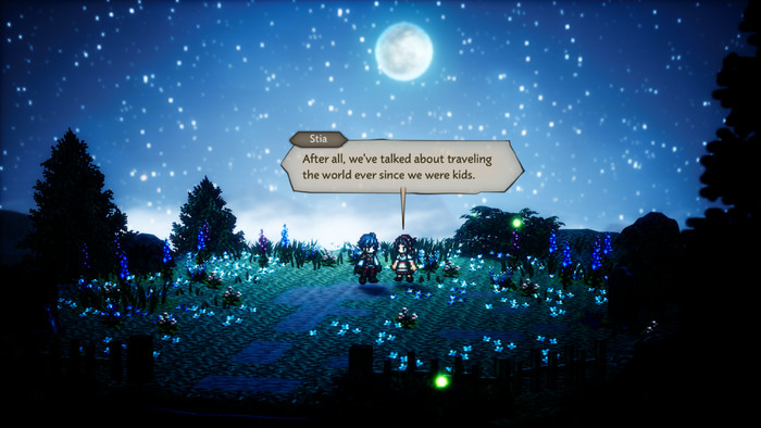 Octopath Traveler 0 Nintendo Switch product in gebruik