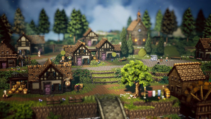 Octopath Traveler 0 Nintendo Switch product in gebruik