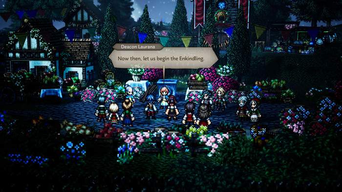 Octopath Traveler 0 Nintendo Switch product in gebruik