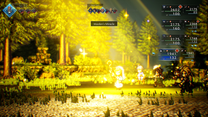 Octopath Traveler 0 Nintendo Switch product in gebruik