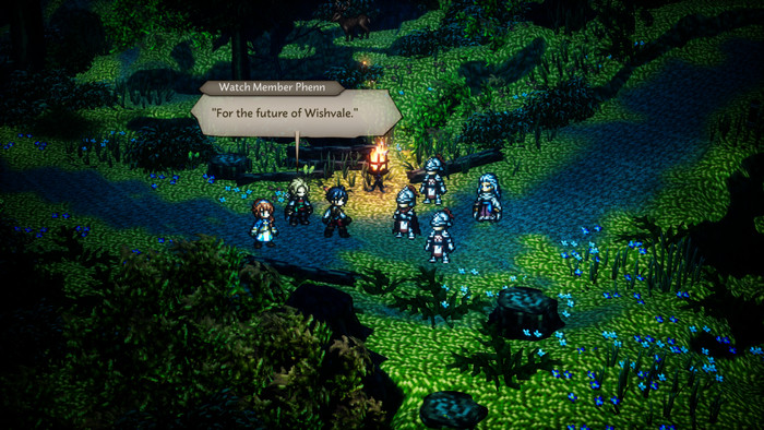 Octopath Traveler 0 Nintendo Switch product in gebruik