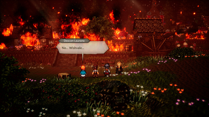 Octopath Traveler 0 Nintendo Switch product in gebruik