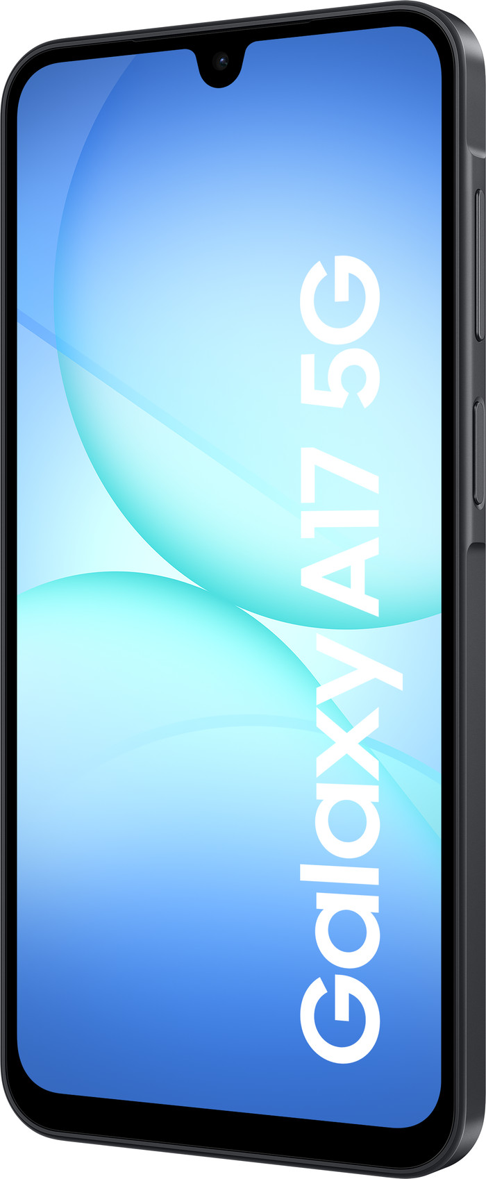Samsung Galaxy A17 128GB Zwart 5G + BlueBuilt Back Cover Zwart voorkant