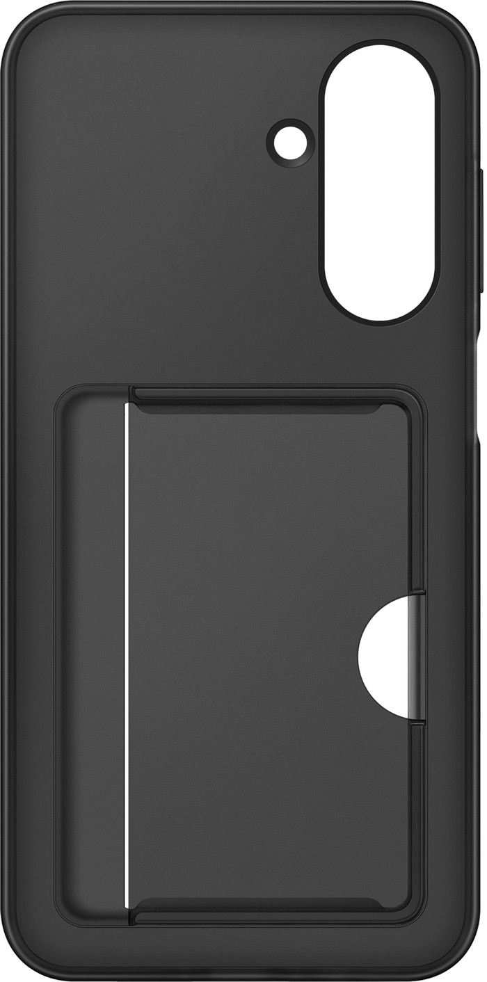 Samsung Galaxy A17 Card Slot Back Cover Black front
