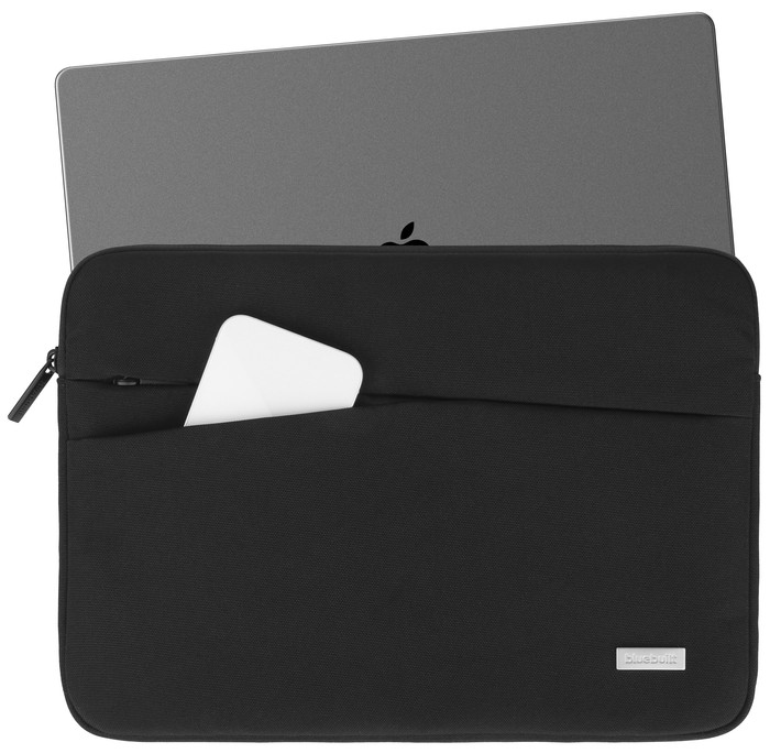 BlueBuilt Premium Laptophoes voor Apple MacBook Air 13 inch Zwart detail