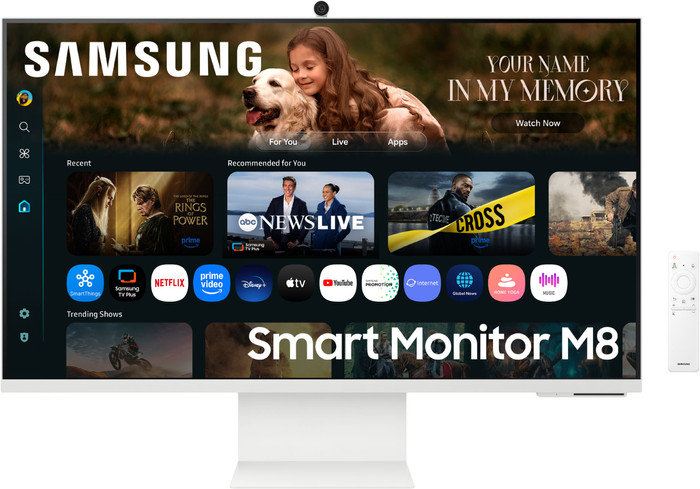 Samsung Smart Monitor M8 M80F LS32FM801UUXEN voorkant