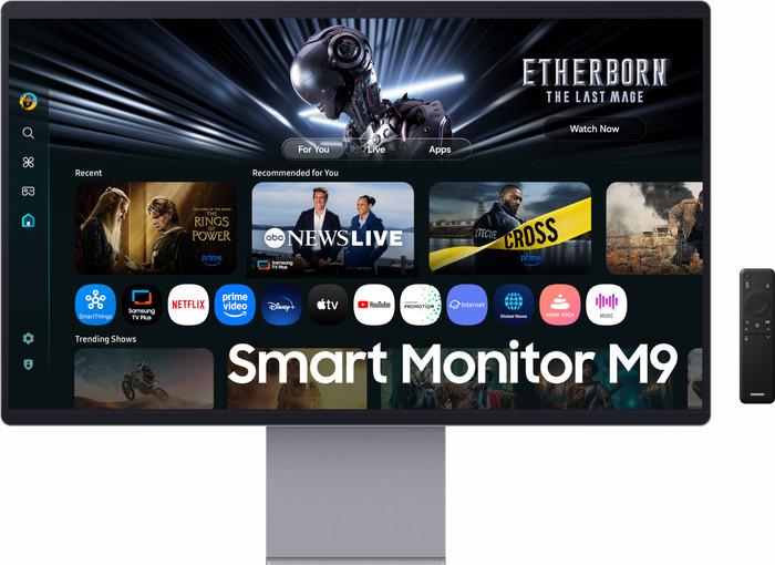 Samsung Smart Monitor M9 M90SF LS32FM902SUXEN OLED voorkant