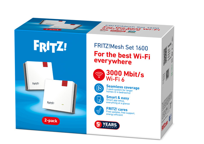 AVM FRITZ!Mesh Set 1600 2-pack verpakking
