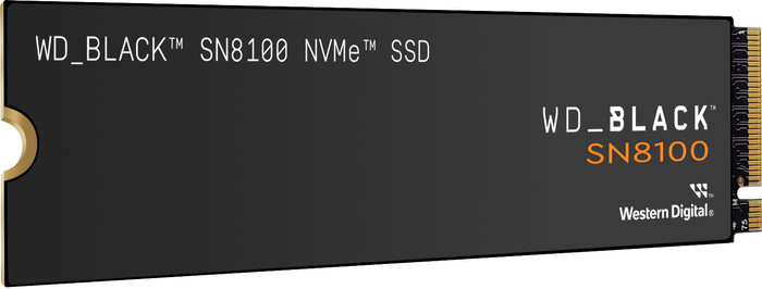 WD_BLACK SN8100 2TB NVMe SSD left side