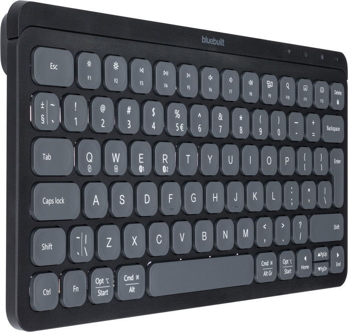 BlueBuilt Draadloos Bluetooth Toetsenbord Premium Mini QWERTY rechterkant