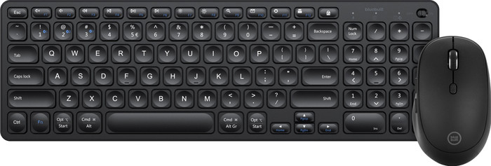 BlueBuilt Wireless Bluetooth Keyboard QWERTY + Tradendum Wireless Bluetooth Mouse Main Image