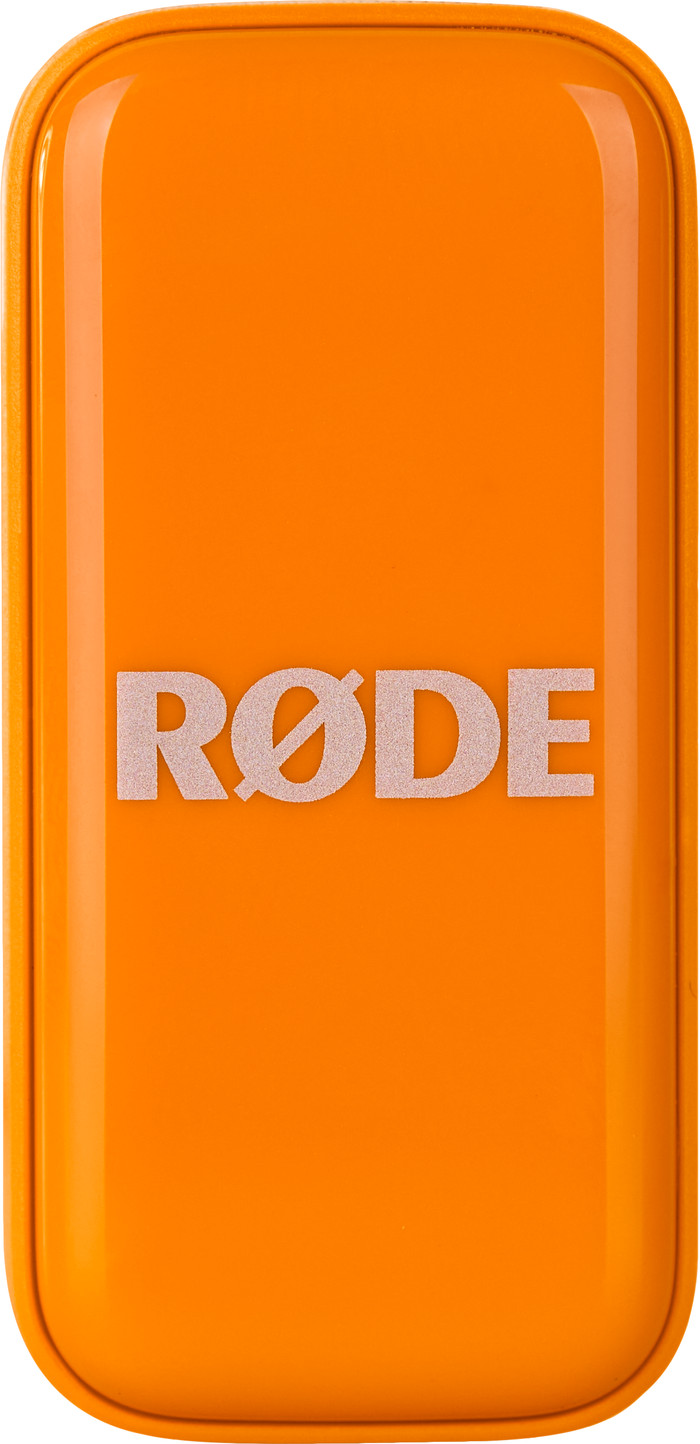 Rode Wireless Micro Oranje Usb C voorkant