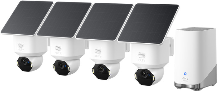 eufy SoloCam E42 4-pack + HomeBase 3 Main Image