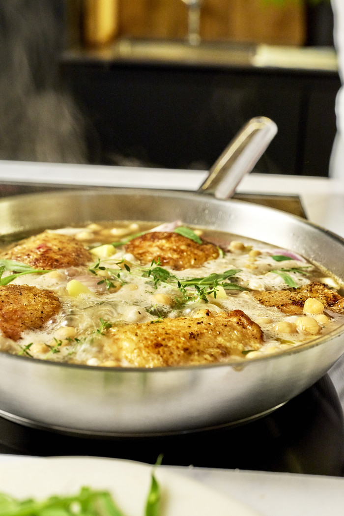 Demeyere Resto 3 Koekenpan 28 cm product in gebruik