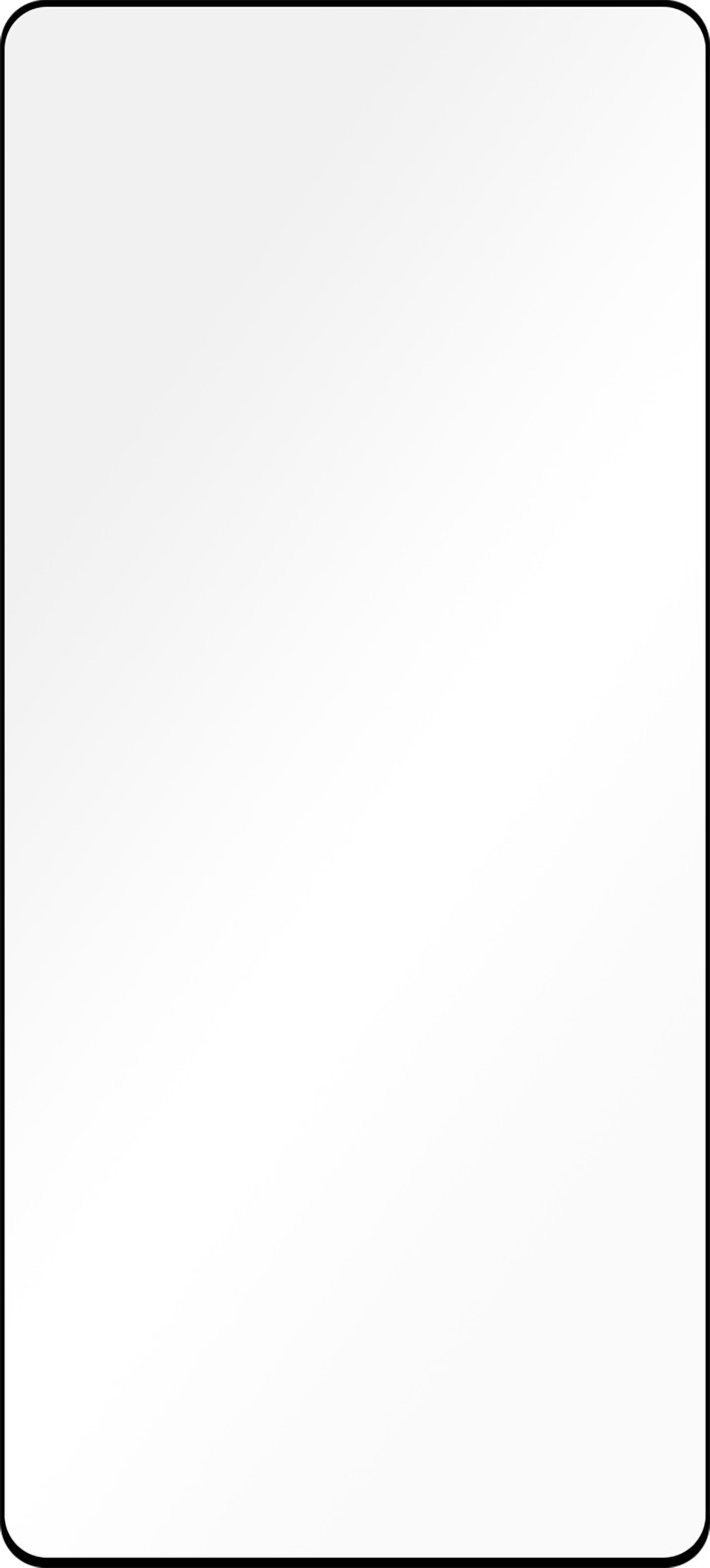 Just In Case Full Cover Motorola Moto G85 Screenprotector Zwart voorkant