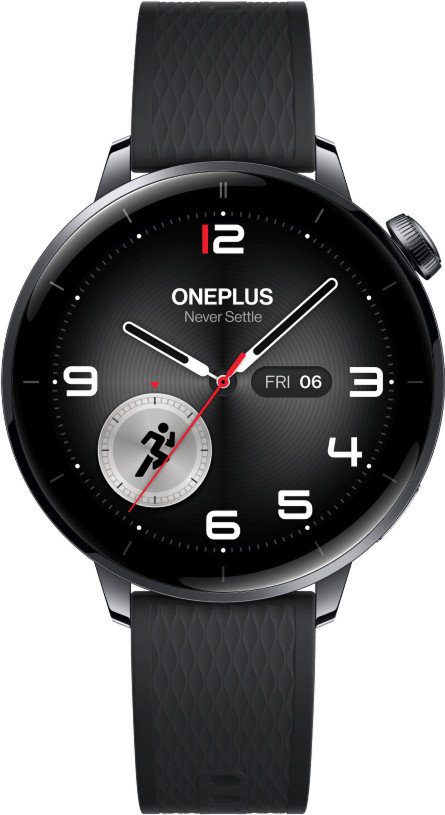 OnePlus Watch 3 Zwart 43 mm voorkant