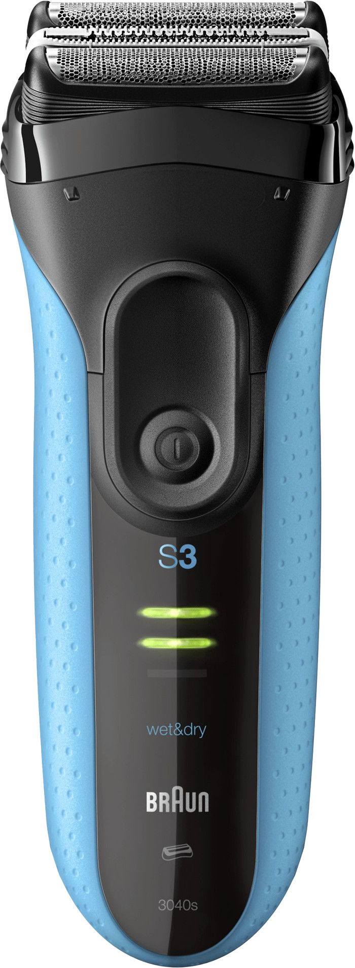 Braun Series 3+ 3040S Blauw voorkant