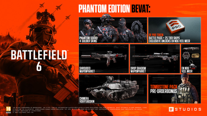 Battlefield 6 Phantom Edition PS5 visual supplier