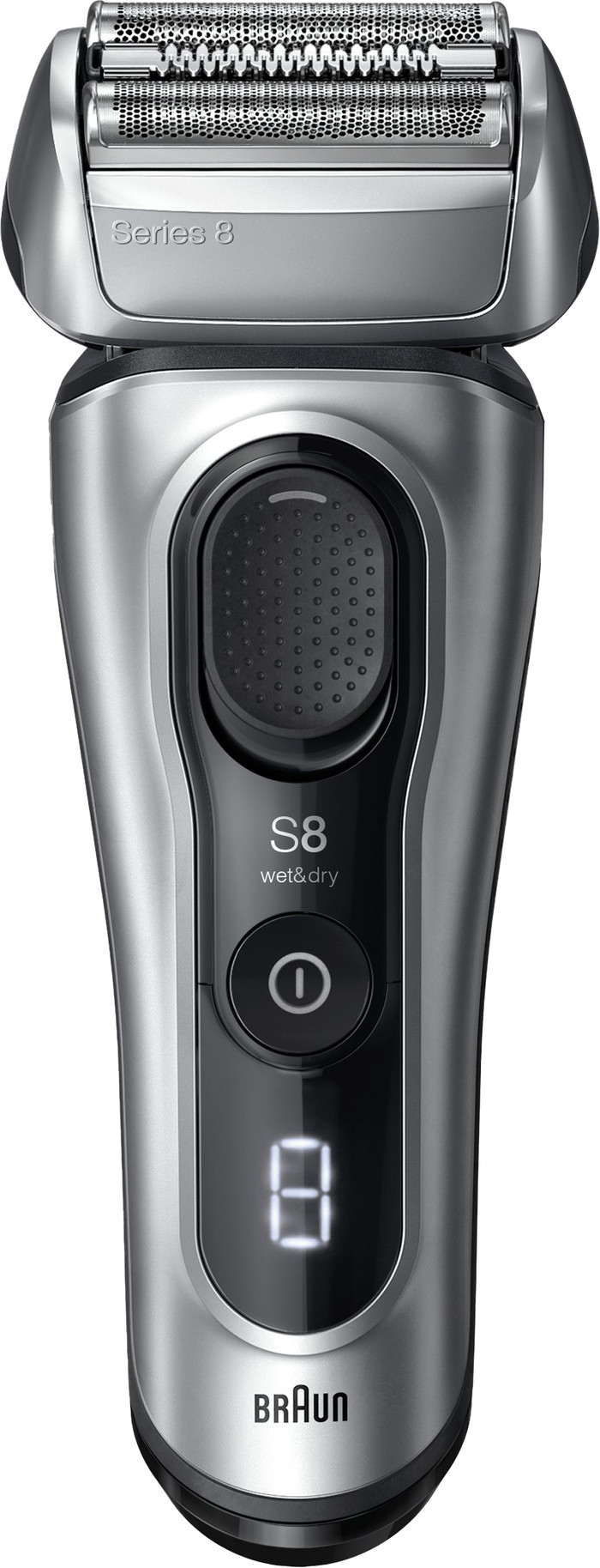 Braun Series 8 8617S Silver front