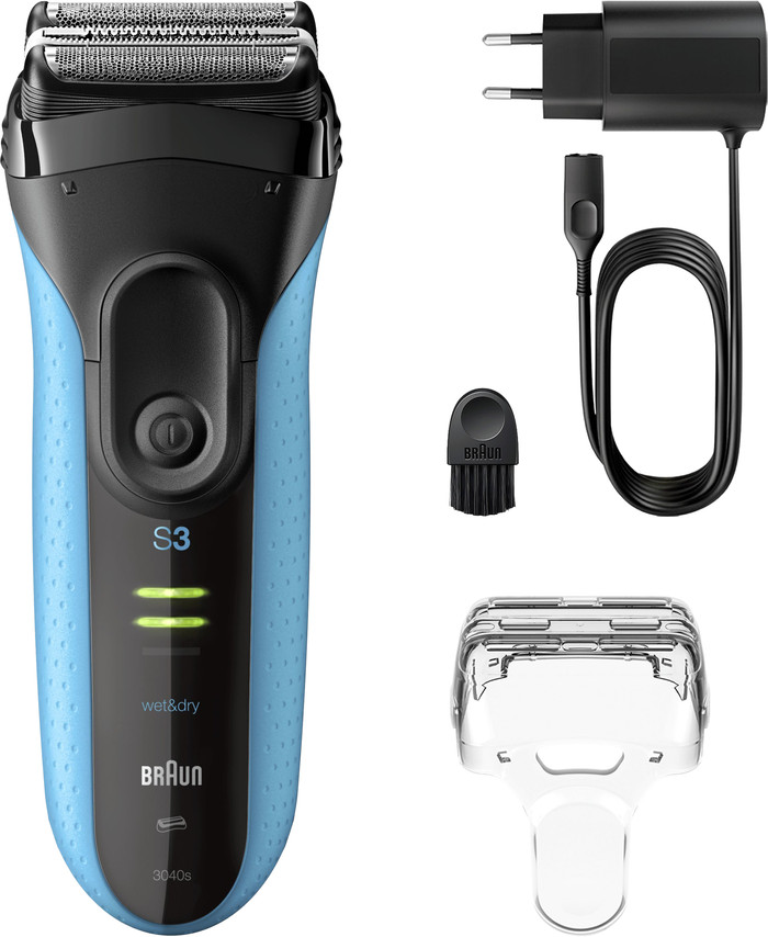 Braun Series 3+ 3040S Blauw Main Image