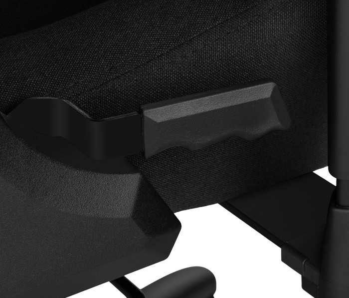 Vortech Pro Gaming Chair Black + Floor Mat detail