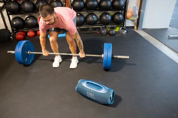 JBL Boombox 4 Blue product in use