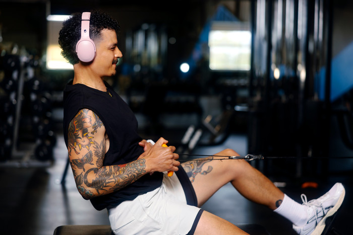 Skullcandy Crusher Active Pink product in use