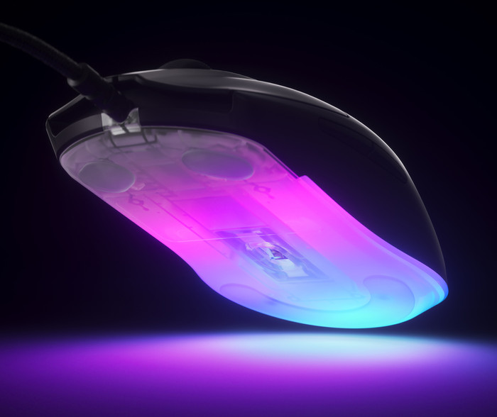 SteelSeries Rival 3 Gen 2 Gaming Mouse Black bottom