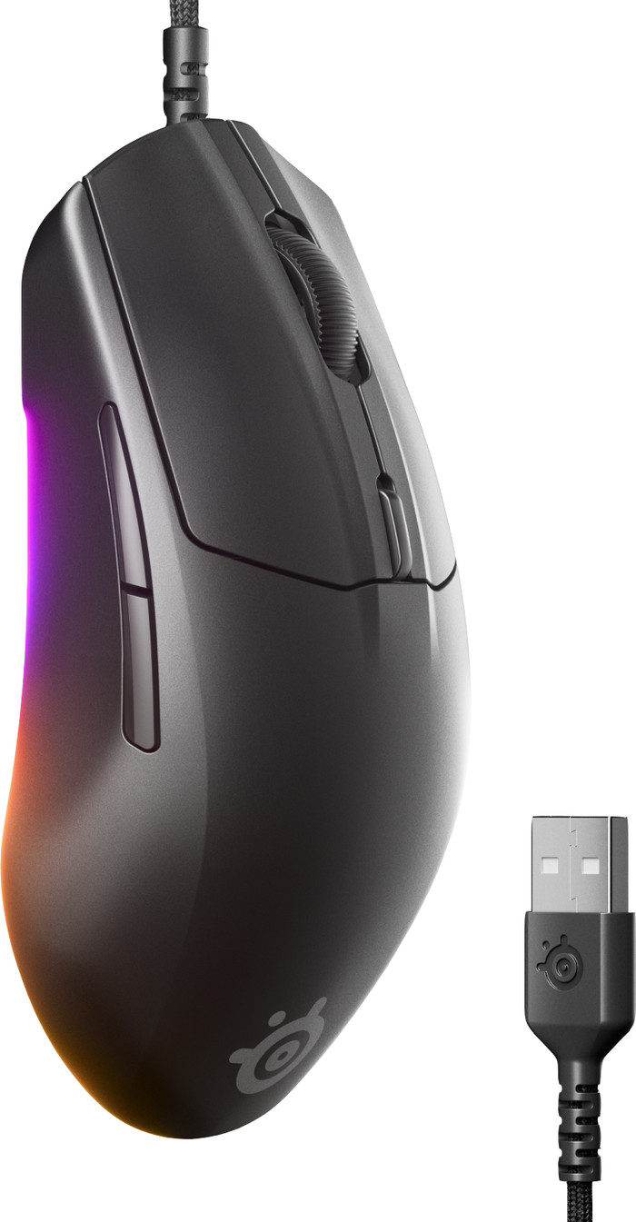 SteelSeries Rival 3 Gen 2 Gaming Mouse Black Main Image