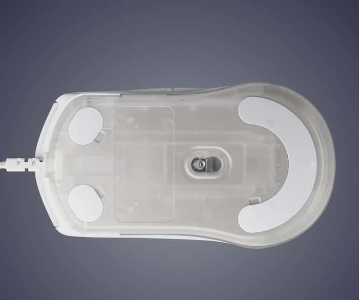 SteelSeries Rival 3 Gen 2 Gaming Muis Wit onderkant