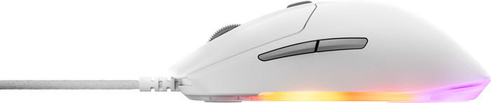 SteelSeries Rival 3 Gen 2 Gaming Muis Wit linkerkant